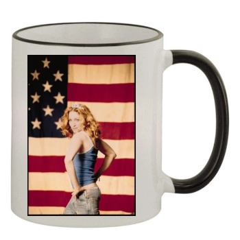 Madonna 11oz Colored Rim & Handle Mug