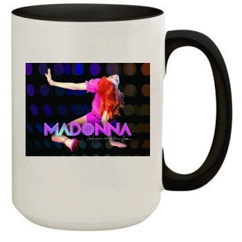 Madonna 15oz Colored Inner & Handle Mug