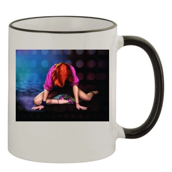 Madonna 11oz Colored Rim & Handle Mug