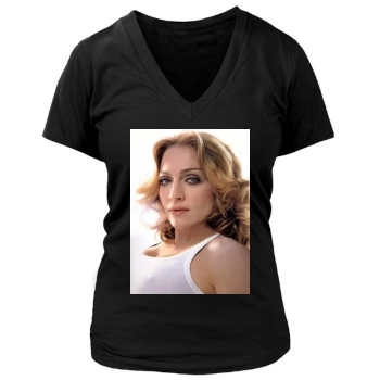 Madonna Women's Deep V-Neck TShirt