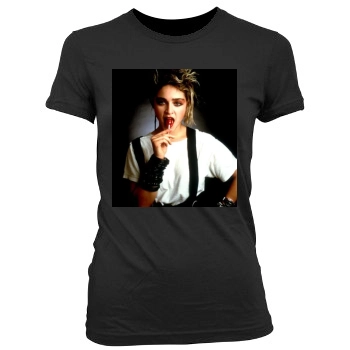 Madonna Women's Junior Cut Crewneck T-Shirt