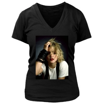 Madonna Women's Deep V-Neck TShirt