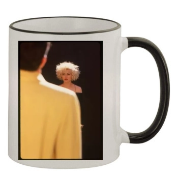 Madonna 11oz Colored Rim & Handle Mug