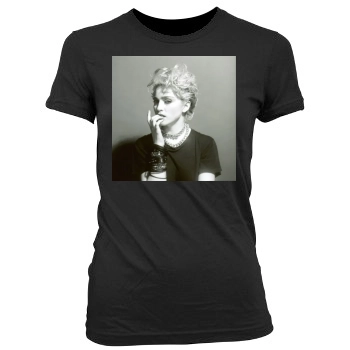 Madonna Women's Junior Cut Crewneck T-Shirt