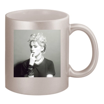 Madonna 11oz Metallic Silver Mug