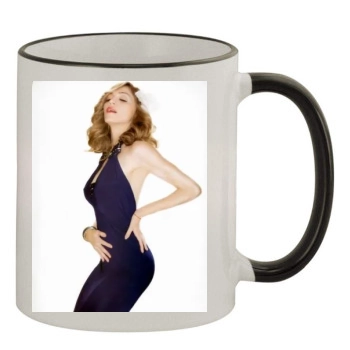 Madonna 11oz Colored Rim & Handle Mug