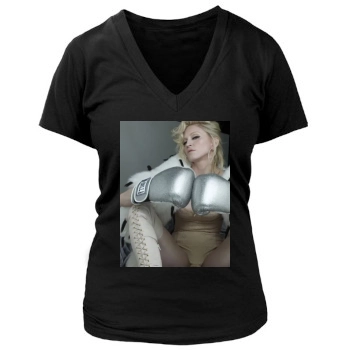 Madonna Women's Deep V-Neck TShirt