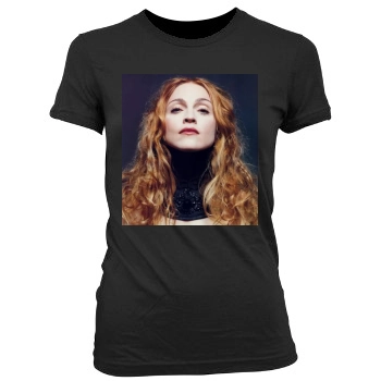 Madonna Women's Junior Cut Crewneck T-Shirt