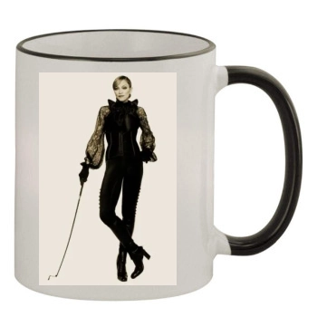 Madonna 11oz Colored Rim & Handle Mug