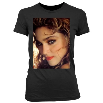 Madonna Women's Junior Cut Crewneck T-Shirt