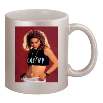 Madonna 11oz Metallic Silver Mug