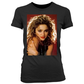 Madonna Women's Junior Cut Crewneck T-Shirt