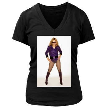 Madonna Women's Deep V-Neck TShirt