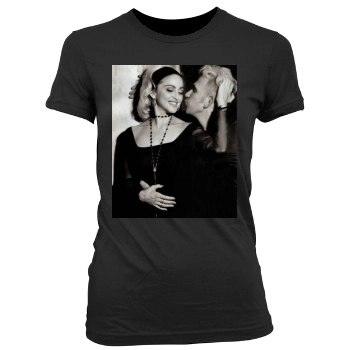 Madonna Women's Junior Cut Crewneck T-Shirt