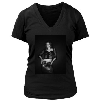 Madonna Women's Deep V-Neck TShirt