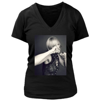 Madonna Women's Deep V-Neck TShirt