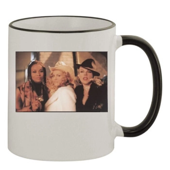 Madonna 11oz Colored Rim & Handle Mug