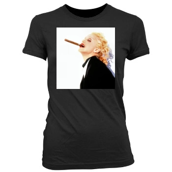 Madonna Women's Junior Cut Crewneck T-Shirt