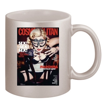 Madonna 11oz Metallic Silver Mug