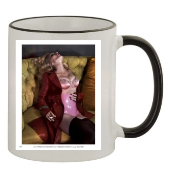 Madonna 11oz Colored Rim & Handle Mug