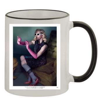 Madonna 11oz Colored Rim & Handle Mug