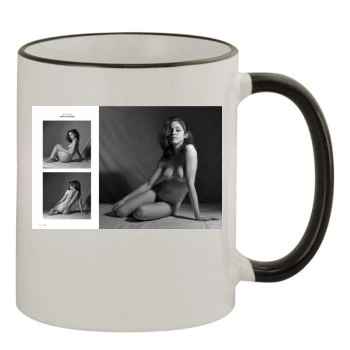 Madonna 11oz Colored Rim & Handle Mug