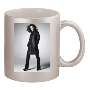 Lucy Liu 11oz Metallic Silver Mug