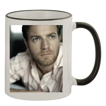 Ewan McGregor 11oz Colored Rim & Handle Mug