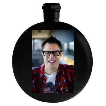 Johnny Knoxville Round Flask