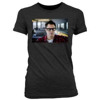 Johnny Knoxville Women's Junior Cut Crewneck T-Shirt