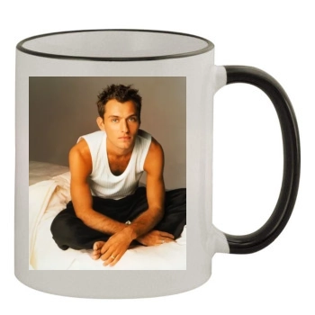 Jude Law 11oz Colored Rim & Handle Mug