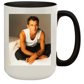 Jude Law 15oz Colored Inner & Handle Mug