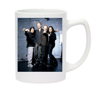 Metallica 14oz White Statesman Mug