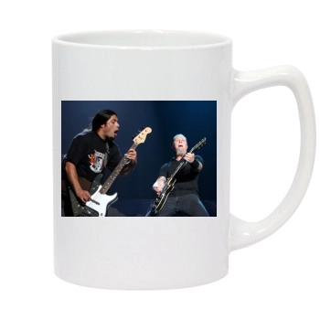 Metallica 14oz White Statesman Mug