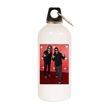 Metallica White Water Bottle With Carabiner