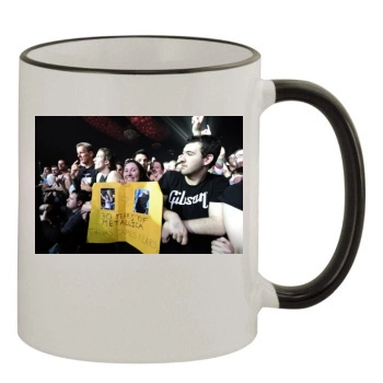 Metallica 11oz Colored Rim & Handle Mug