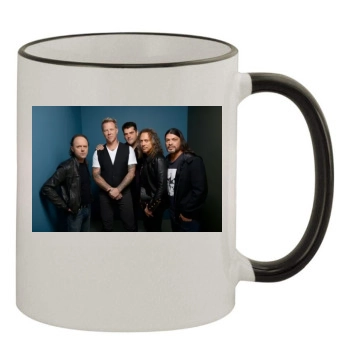 Metallica 11oz Colored Rim & Handle Mug