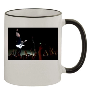 Metallica 11oz Colored Rim & Handle Mug