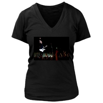 Metallica Women's Deep V-Neck TShirt