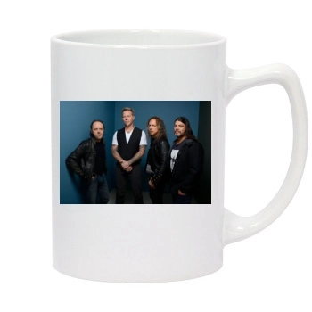 Metallica 14oz White Statesman Mug