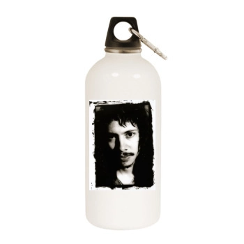 Metallica White Water Bottle With Carabiner