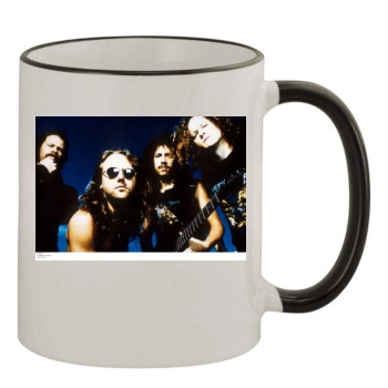 Metallica 11oz Colored Rim & Handle Mug