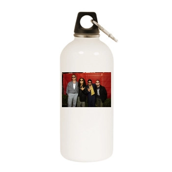 Metallica White Water Bottle With Carabiner