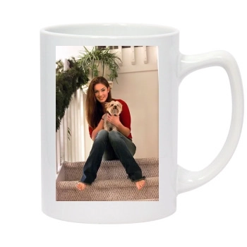 Megan Fox 14oz White Statesman Mug