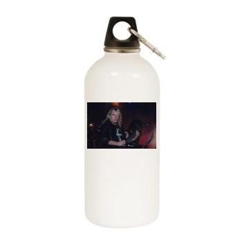 Slayer White Water Bottle With Carabiner