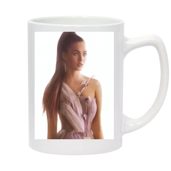 Megan Fox 14oz White Statesman Mug