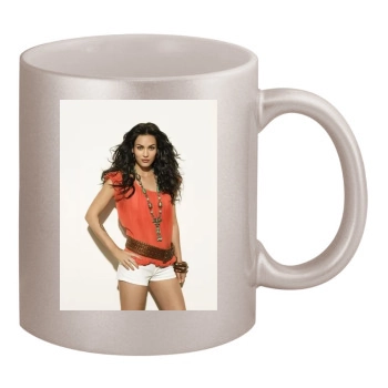 Megan Fox 11oz Metallic Silver Mug