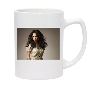 Megan Fox 14oz White Statesman Mug