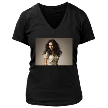 Megan Fox Women's Deep V-Neck TShirt