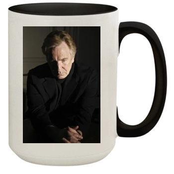 Alan Rickman 15oz Colored Inner & Handle Mug